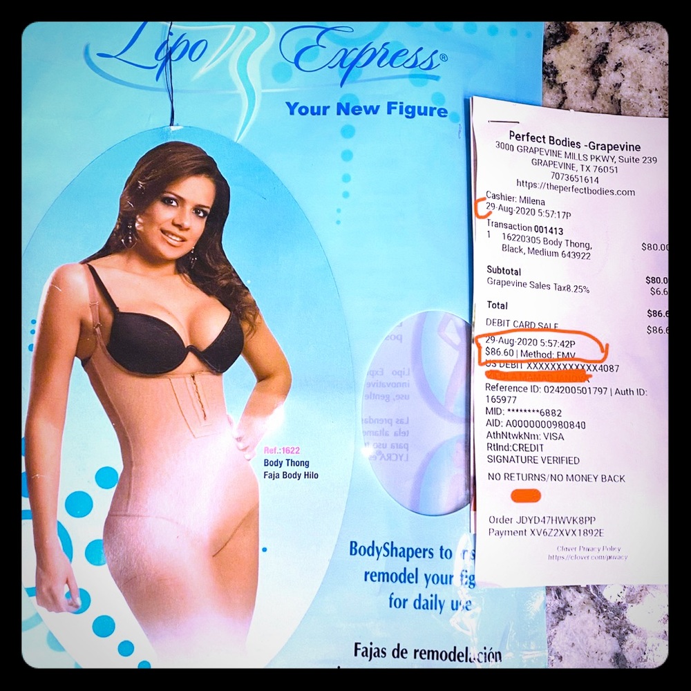 Body shaper faja thong after lipo brand new size M